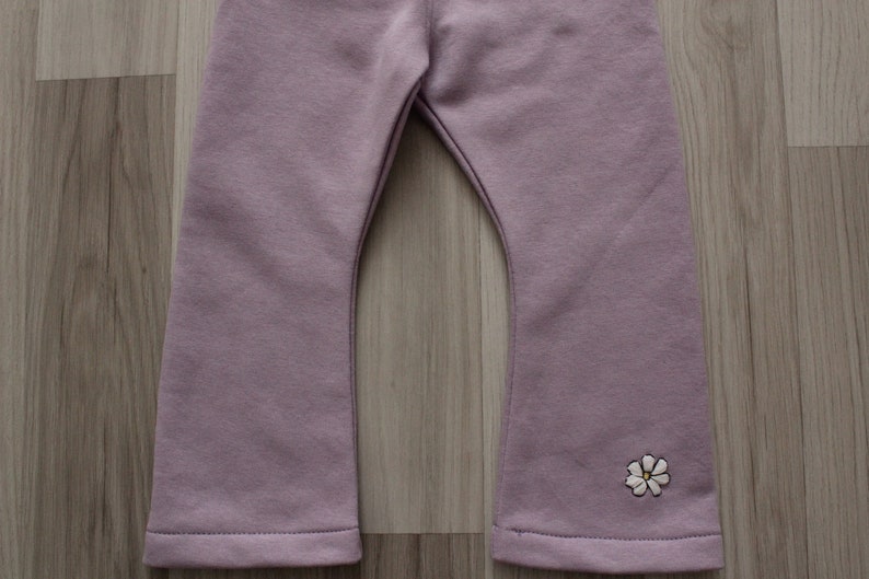 Baloon Sleeve Kids Sweatshirt and Bell Sweatpants Bundle/jogging sets sewing patterns for toddler girls/Bell bottom pants sewing pattern image 10