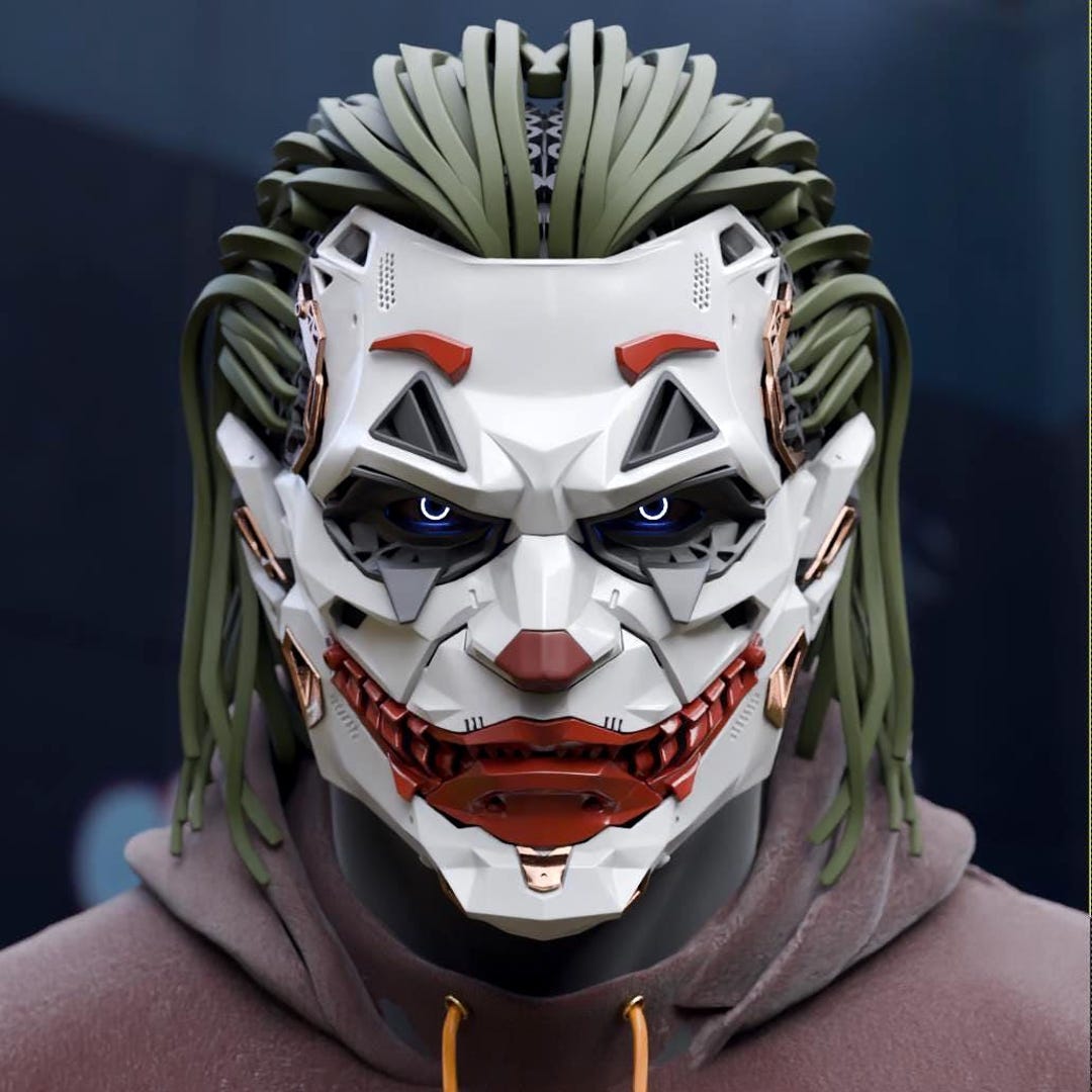 Digital File - Joker Raid Mask - STL - Etsy Canada