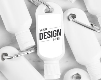 Add Your Logo Design Brand - Wedding Favor Sunscreen, Self Care Favors, DIY Personalized Sunscreen Favors with Caribeaner - Set of 12