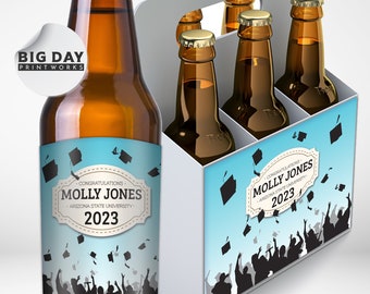 Personalized - Customized Beer Labels - Graduation Beer Labels - Fun ...