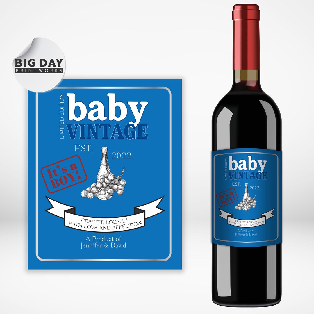 Custom Wine Labels Personalized Birthday Gift Anniversary Gift Wedding