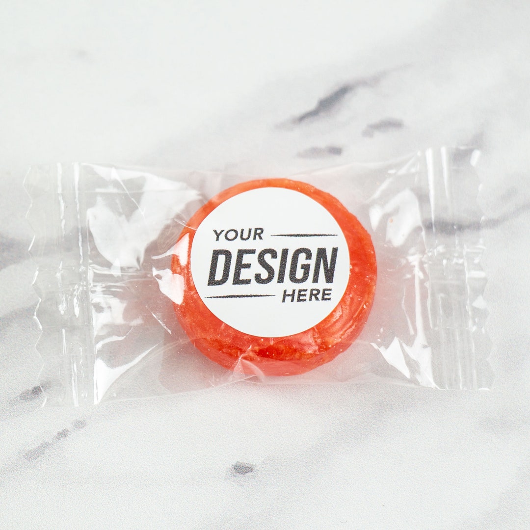 Add You Logo Brand or Design Custom Life Saver Labels Stickers