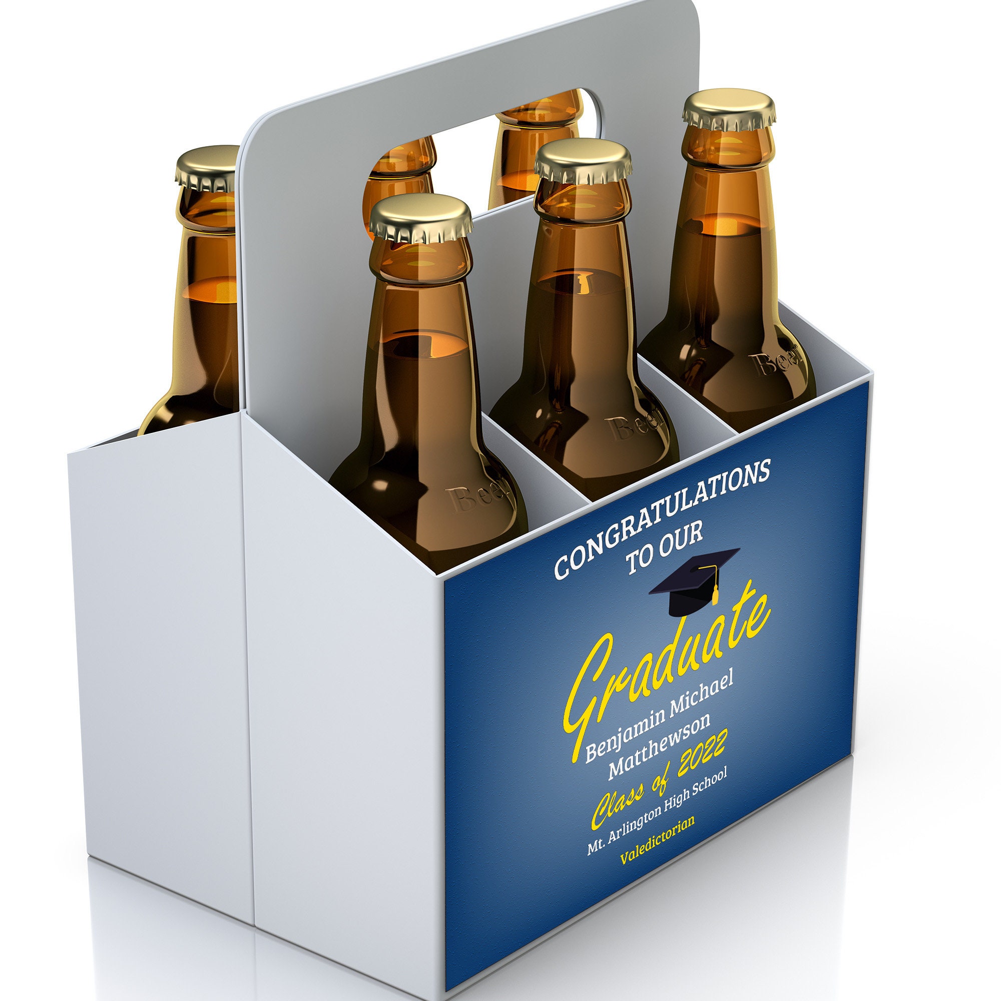 Personalized - Customized Beer Labels - Graduation Beer Labels - Fun ...