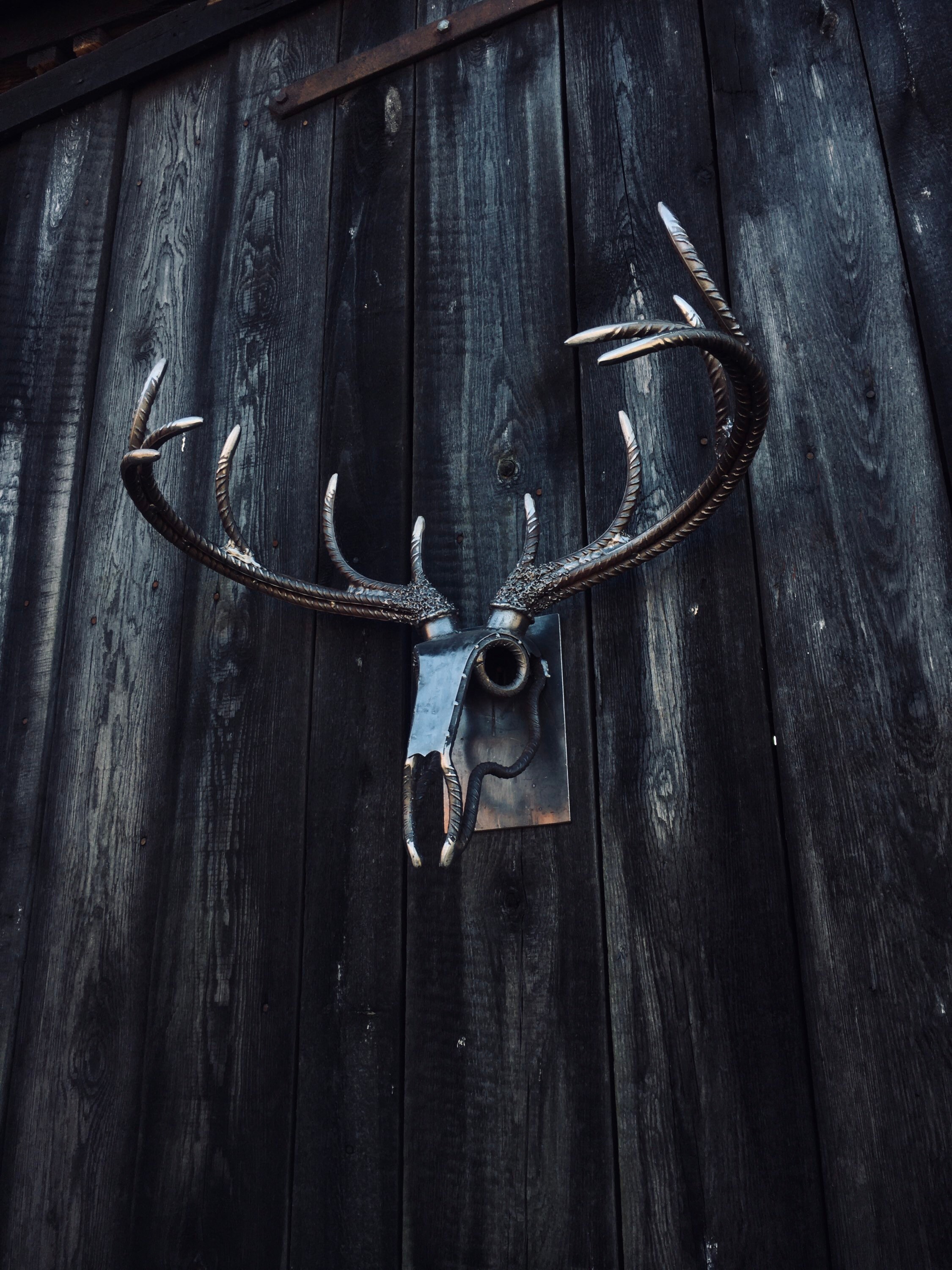 Metal Rebar Deer Skull/ Wall Art Etsy