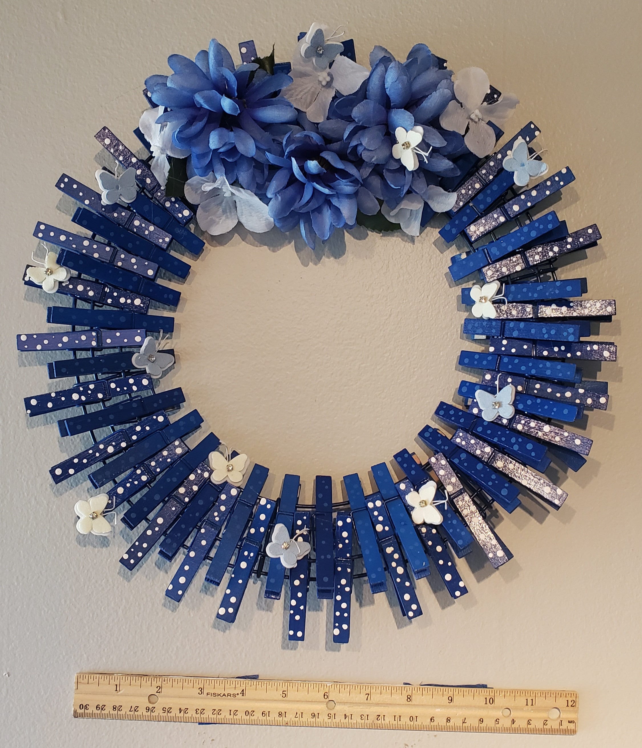 Clothespin Wreath - Etsy