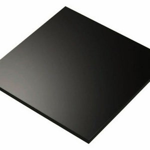 1/8&quot; (3mm) Black Acrylic 12&quot;x12&quot; Plexiglass Cast Sheet Opaque Glossy AZM