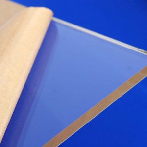4 Pack 3/16&quot; (4.5mm) Clear Cast Acrylic Plexiglass 4&quot; x 12&quot; Sheet AZM