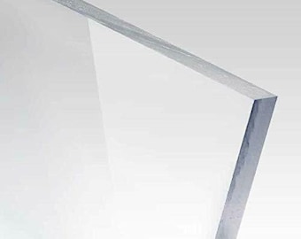 1/8" (3mm) Clear Polycarbonate Lexan Sheet 24" x 12" AZM New