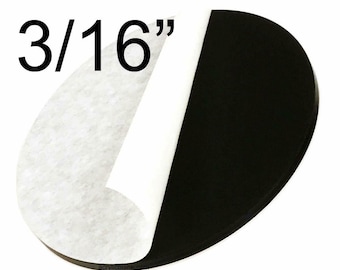 3 PACK 3" Black Circle Round Disc 3/16" (4.5mm) Thick Acrylic Plexiglass AZM