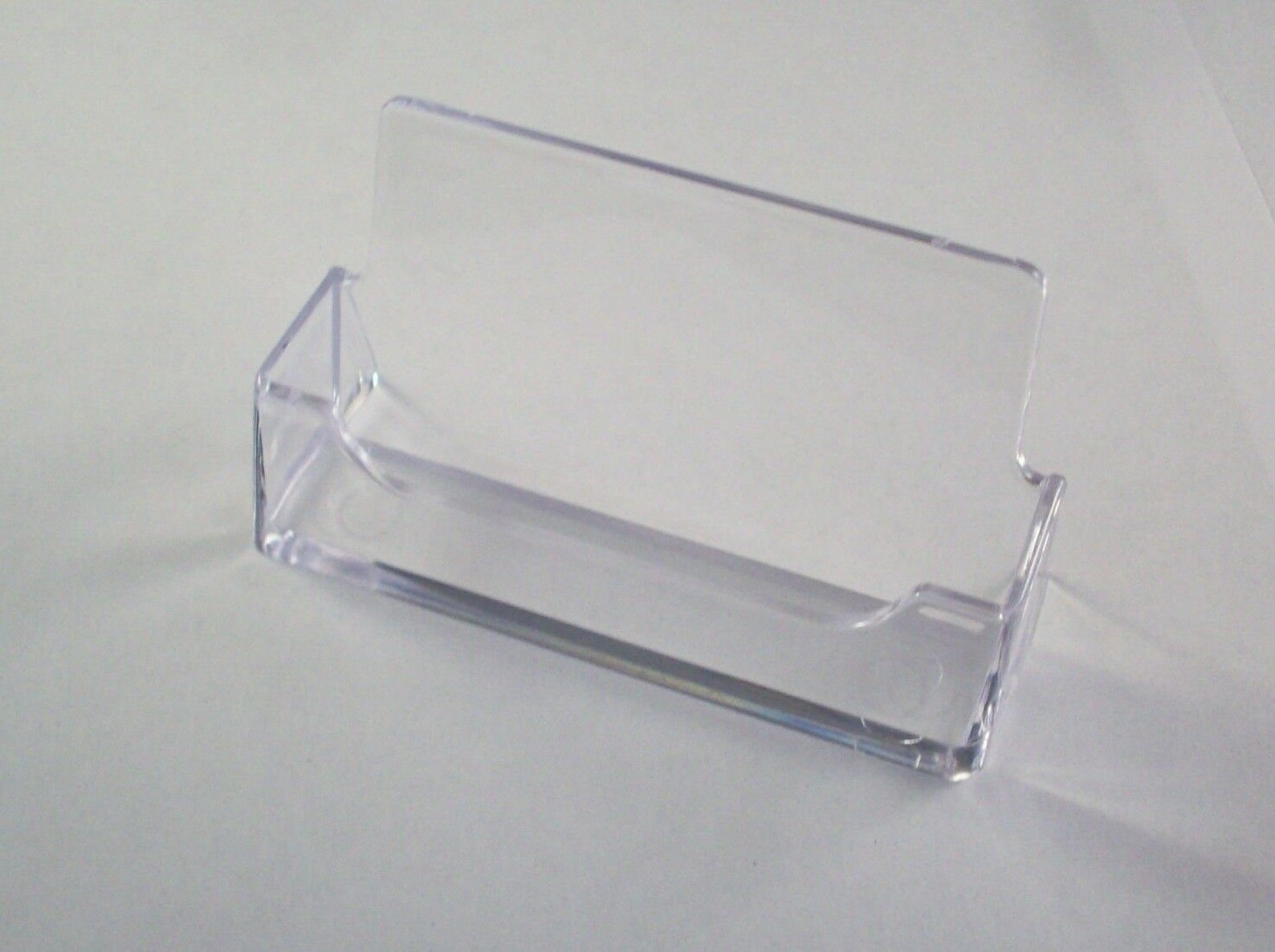SALE 50 Business Card Holder Desktop Clear Acrylic Display Etsy