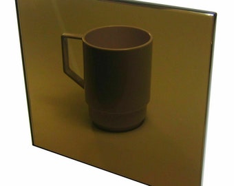 1/8" (3mm) 12"x12" Dark Tinted Bronze Smoke Acrylic Plexiglass Sheet #2370 AZM