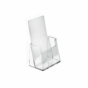 AZM 12 Pack Tri Fold 4&quot; x 9&quot;Brochure Holder Counter Display with Clear Acrylic