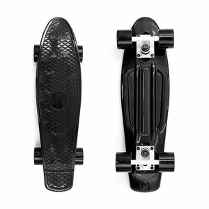 Black Skateboard with Black Wheels Penny Sized Board 22&quot; Cruiser Board AZM