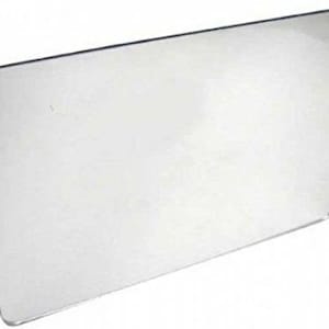 1/8&quot; (3mm) Mirror Acrylic Plexiglass Plastic Sheet 12 &quot; x 12&quot; Grey Backing AZM