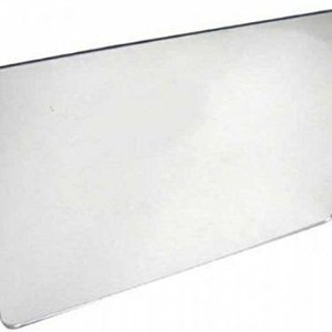1/8&quot; (3mm) Mirror Acrylic Plexiglass Plastic Sheet 24&quot; x 12&quot; Grey Backing AZM
