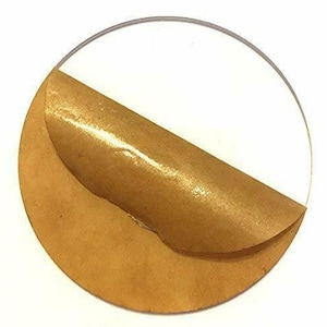 2 PACK 6.25&quot; Clear Circle Disc 3/16&quot; (4.5mm) Thick Cast Acrylic Plexiglass AZM