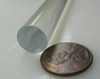 May include: A clear plastic rod, approximately the size of a US penny, for crafting and DIY projects.