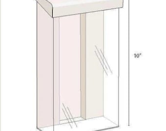 Outdoor Brochure Holder Tri Fold Flyer Box Real Estate Clear AZM Display Made USA