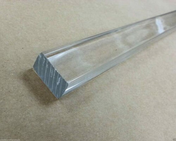 4 Pack 3 Feet 36 Clear Rectangle Solid Rods 3/8 Width X 1/8 Height AZM -   Canada