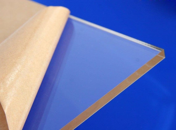 Acrylic Plexiglass Sheet Clear Replacement Of Glass (.125") - 1/8" X 12" X 24" E