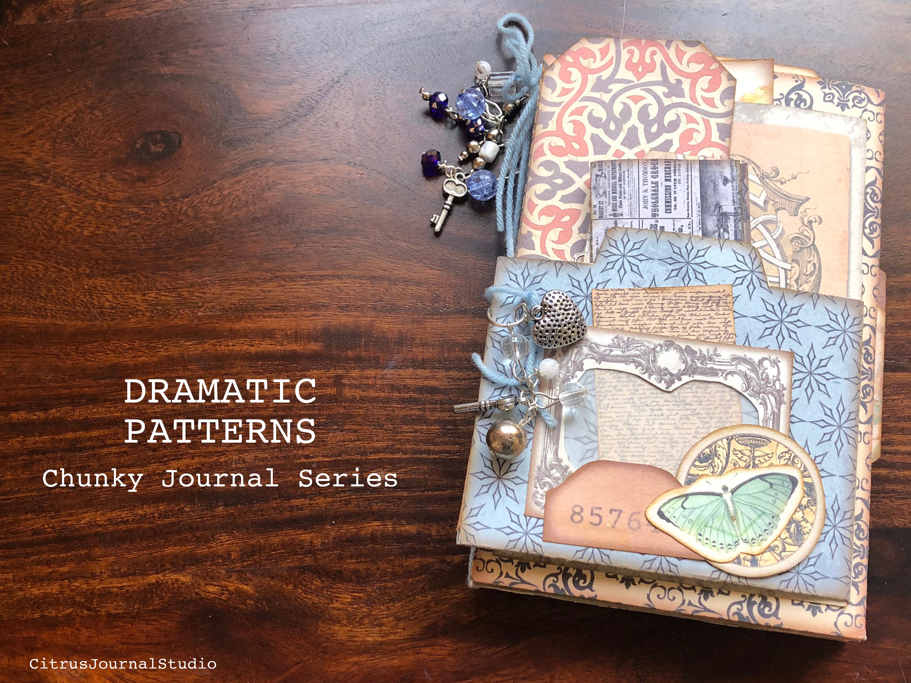 Junk Journal Kit, Loaded Pocket Tags, Journal Tags, Ephemera, Junk Journal, Loaded Envelope, Vintage Flowers, Digital Kit, Trifold, Folio