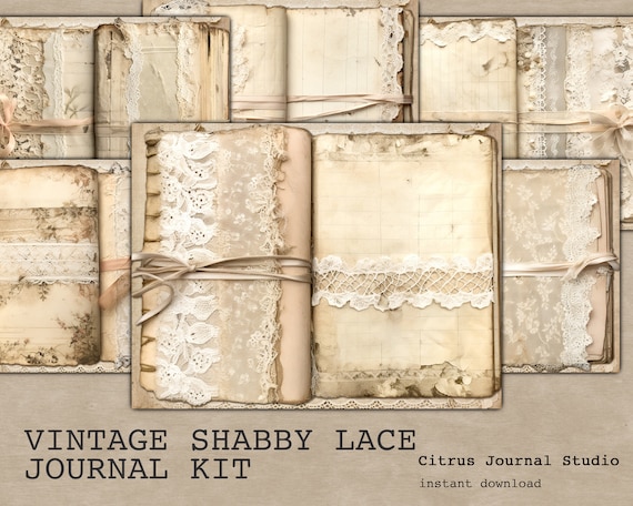 junkjournal【shabby chic petals】 Shabby Chic Vintage Junk Journal | MakerPlace by Michaels