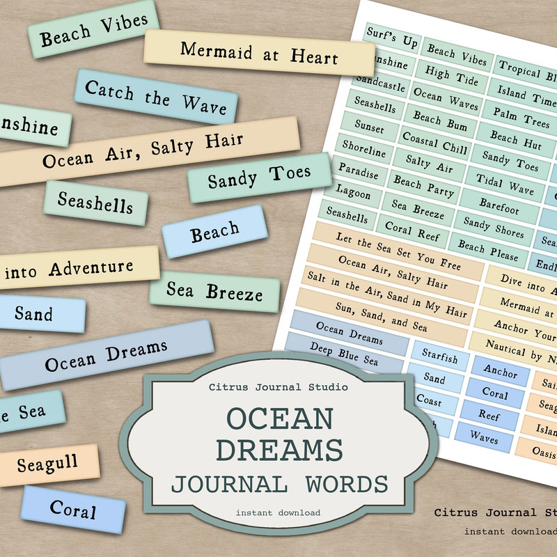 Junk Journal Printables - Etsy