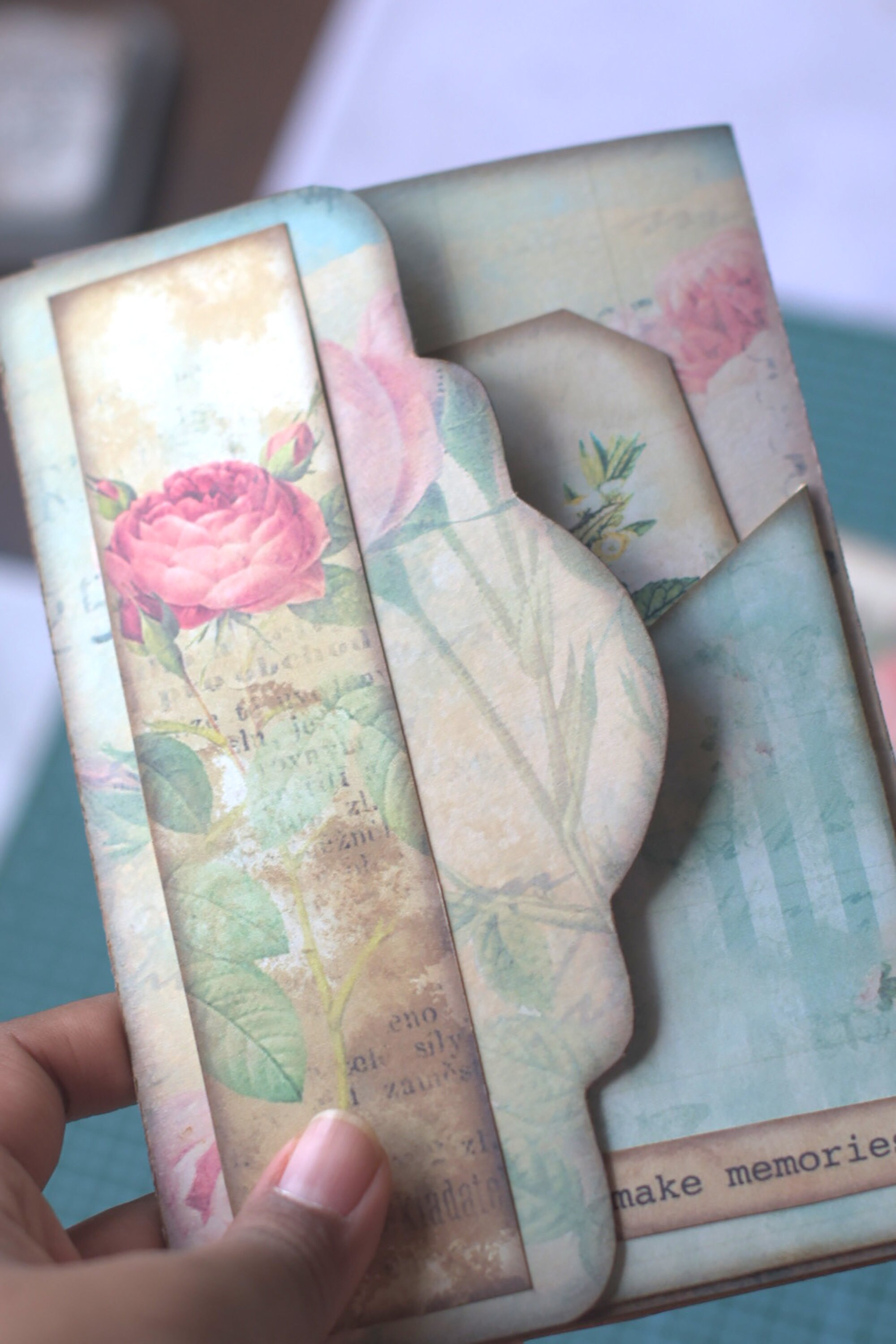 Folio Journal, Junk Journal Kit, Collage Sheet, Pocket Tag, Journal Tag ...