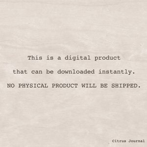Puede incluir: Texto sobre un fondo blanco que dice: "Este es un producto digital que se puede descargar instant&aacute;neamente. NO SE ENVIAR&Aacute; NING&Uacute;N PRODUCTO F&Iacute;SICO."