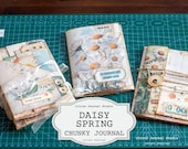 Daisy Junk Journal, Daisy Folio, Spring Junk Journal, Floral Tags, Vintage Daisy Ephemera, Loaded Pockets, Junk Journal Folio, Digital Kit
