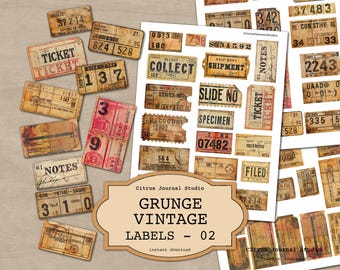 Specimen Labels - Vol.1 With 20 Pages With Over 150 Seperate Specimen Labels - Vol.1 With 20 Pages With Over 150 Seperate