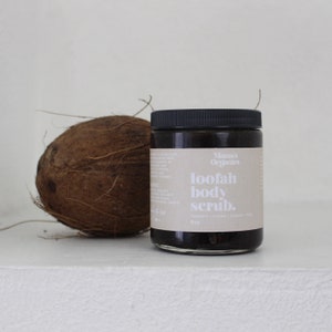 Loofah Body Scrub: Organic Natural Exfoliating Body Scrub For Smooth Skin