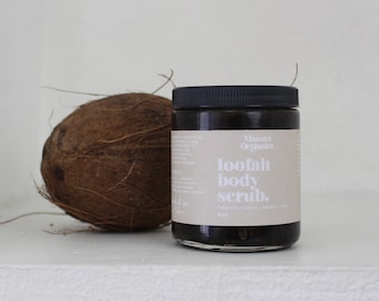 Organische luffa-bodyscrub: exfoliërend, hydraterend, voor een gladde huid
