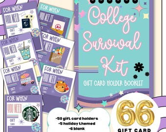 College gift card book, Open When College, College Gifts, Open When Gift Card Holders, Gift Ideas