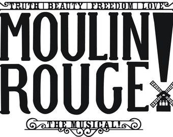 Logo du Moulin Rouge sur Broadway