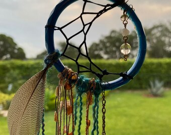 Sparkle Crescent Moon Dreamcatcher