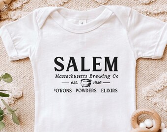 Witchy Baby Clothes, Salem Baby Clothes, Coven Baby Bodysuit, Witchy Baby Clothing, Newborn Outfit, New Mom Mommy Gift, Salem Witch Trials