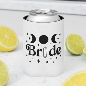 Witchy Bride Can Cooler, Enganche del Tarot de la Novia Enganchada, Decoraciones de la Despedida de Novia de la Bruja de Cristal, Despedida de Soltera Bruja, Fiesta de Bodas Celestial