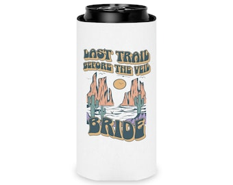 Retro Last Trail Before the Veil Can Cooler Bachelorette Trip Gift Dama de honor Scottsdale Gifts Scottsdale Bach Party Favors Scottsdale Party