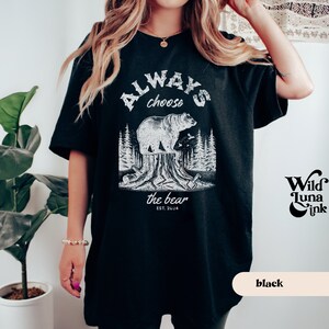 Bear vs Man Tshirt, I Choose the Bear, Funny Womens Rights Shirt, Bear Trend Crewneck Tee, Smash the Patriarchy, Gifts for Feminists for Her