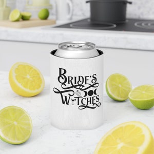 Bride&#39;s Witches Witchy Can Cooler, Enganche del Tarot de la Novia Enganchada, Decoraciones de la Despedida de Novia de brujas, Despedida de soltera bruja, Boda celestial