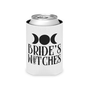 Bride&#39;s Witches Witchy Can Cooler, Sage Smudge Tarot Coven, Witch Bridal Shower Decorations, Witchy Bachelorette, Celestial Weddin