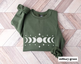 Salem Retro Crewneck, Witch Sweatshirt, Witch Clothes, Witch Oversized, Mystical Gift, Witchy Clothing Plus Size, Witch Trials, Witchy Mama