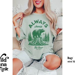 Bear vs Man Comfort Colors © Shirt, I Choose the Bear, Funny Womens Rights TShirt, Bear Trend Tee, Smash the Patriarchy, Gifts for Feminists