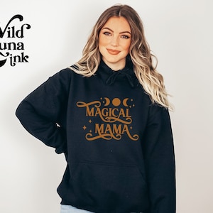 Coven Baby Bodysuit, Witchy Baby Clothes, Newborn Outfit, Matching New Mom Mommy Mama Shirt, Mystical Witch Alternative Clothing, Wicca Gift