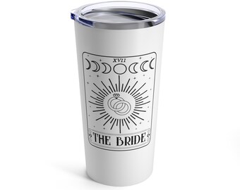 Witchy BacheloretteTumbler Coven Themed Bach Party Favors Gift for Celestial Bride Coven Tarot Bridal Shower Decoration Wedding Mystic