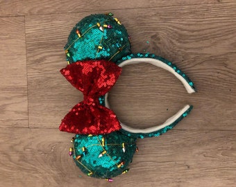 Christmas Light Minnie Ears