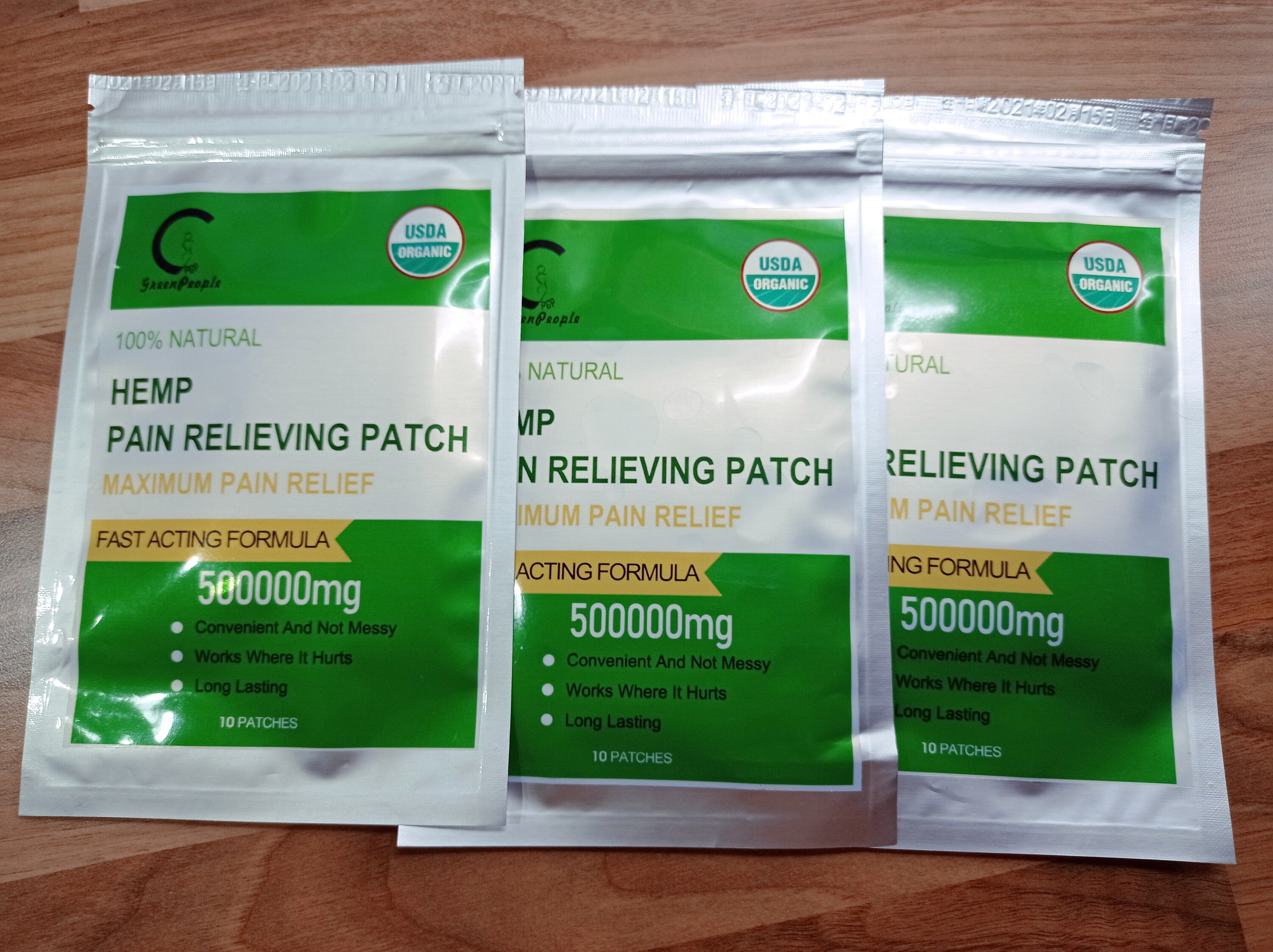 30 Organic Hemp pain relief patches...Free UK shipping... UK Etsy