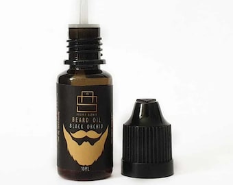 Black Orchid Beard Oil - Inspired Grooming Formula for Growth & Conditioning, Fresh And Healthy Soft Beard - 10ml