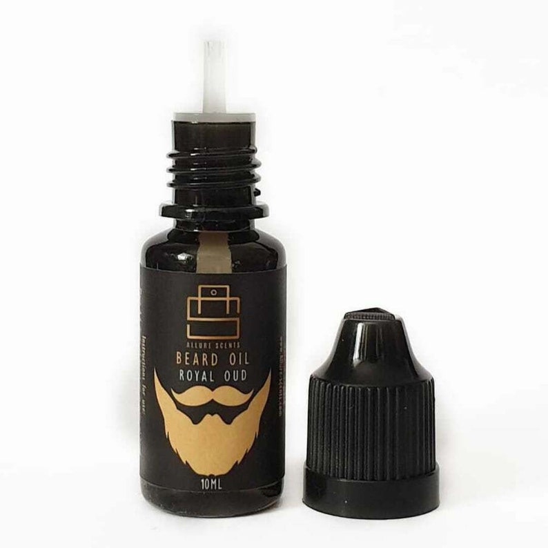 Royal Oud Beard Oil Inspired Grooming Formula for Growth & Conditioning, Fresh And Healthy Soft Beard 10ml image 1